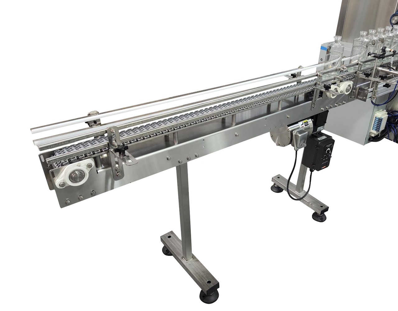 Sanitary Style Stainless Steel Conveyor from Liquid Packaging Solutions